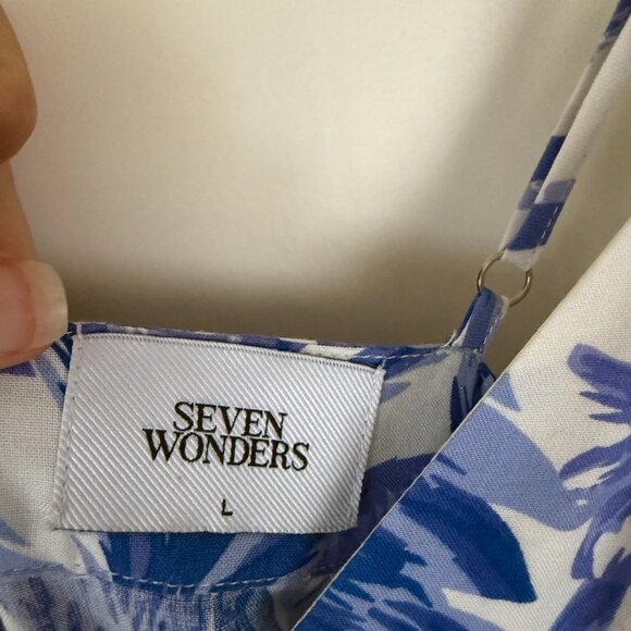 Kiah Maxi Dress - Blue Floral by Seven Wonders - worn once - Picture 3 of 4